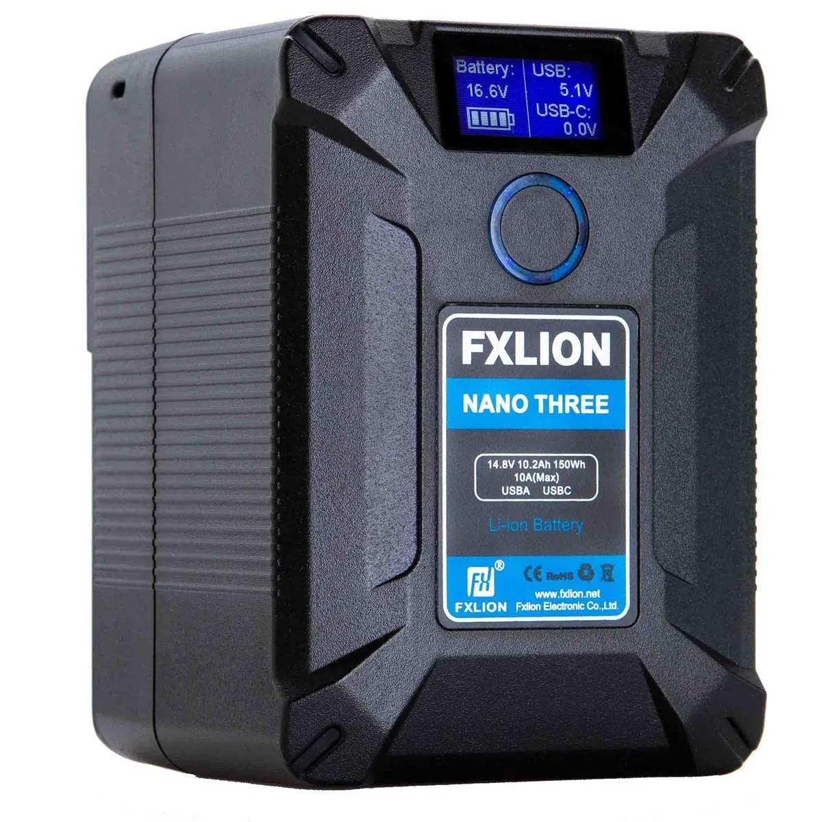[LOCFXLNANO3] FXLION Batterie V-mount 14.8V 10.2Ah 150Wh  10A (max) - Nano Three