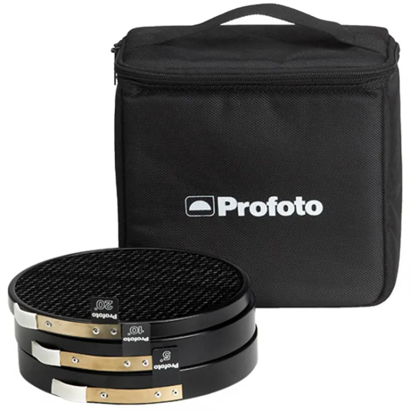 PROFOTO Kit 3 nids d'abeille/grid (5°/10°/20°) pour RFI Standard Zoom